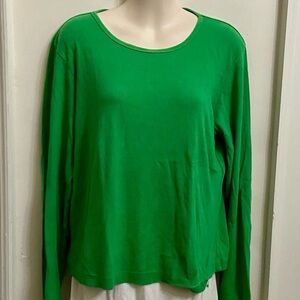 Steve Barry’s Green Pullover Sweater Blouse